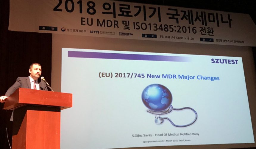 Szutest Güney Kore Medikal Cihaz Üreticilerini Bilgilendirdi