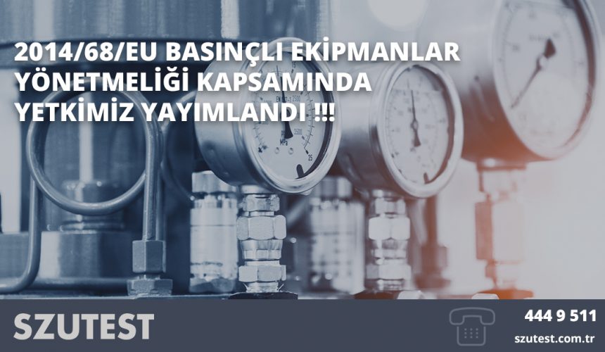 Basınçlı Ekipmanlar Yönetmeliği Değişiklikleri