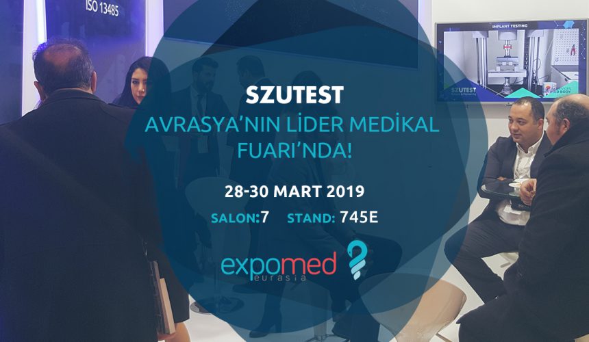 Szutest İstanbul Expomed Eurasia Fuarı’nda