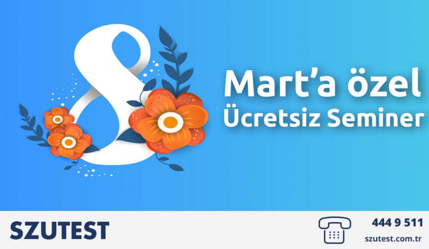 8 Mart Dünya Kadınlar Günü Ücretsiz ISO 22000:2018 Semineri !!