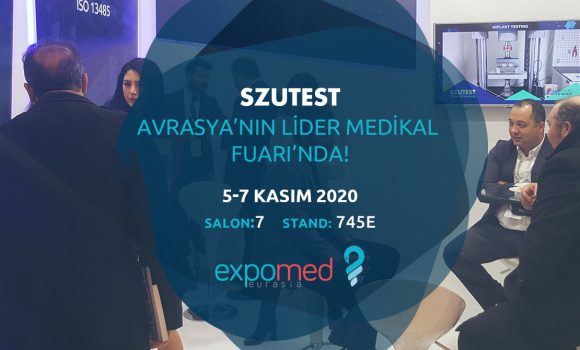 SZUTEST Expomed İstanbul Fuarı’nda