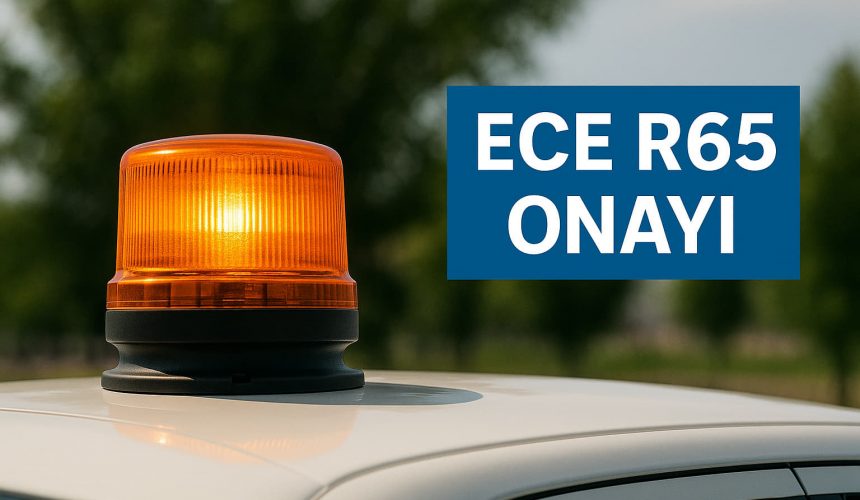 ECE R65 Motorlu Taşıtların Özel İkaz Lambaları için Zorunlu Sertifika