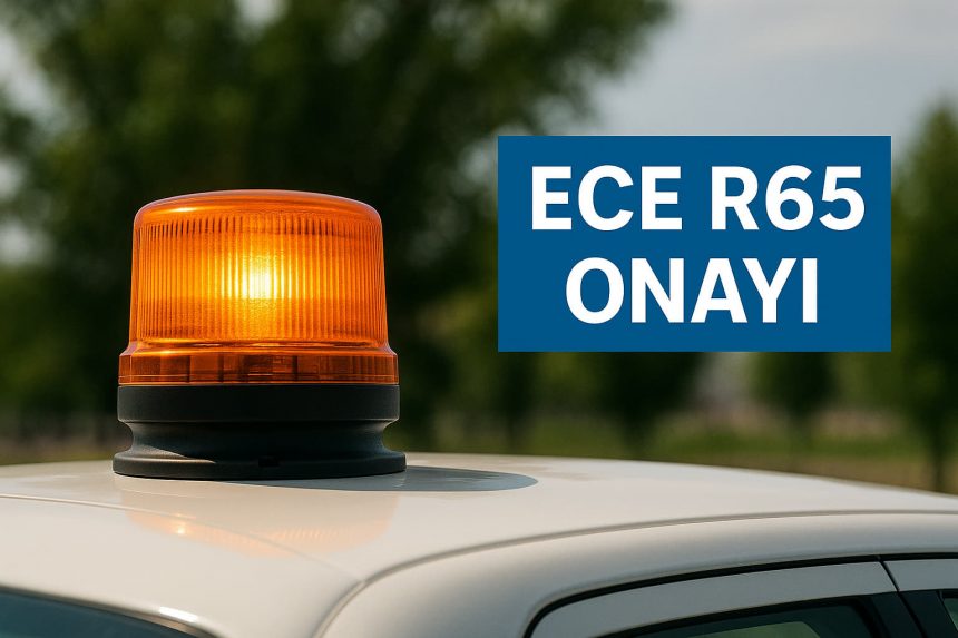 ECE R65 Motorlu Taşıtların Özel İkaz Lambaları için Zorunlu Sertifika